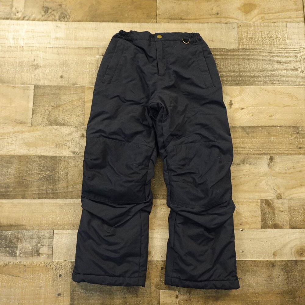 Land's End Squall Waterproof Insulated Iron Knee‎ Snow Pants kid's 10 navy